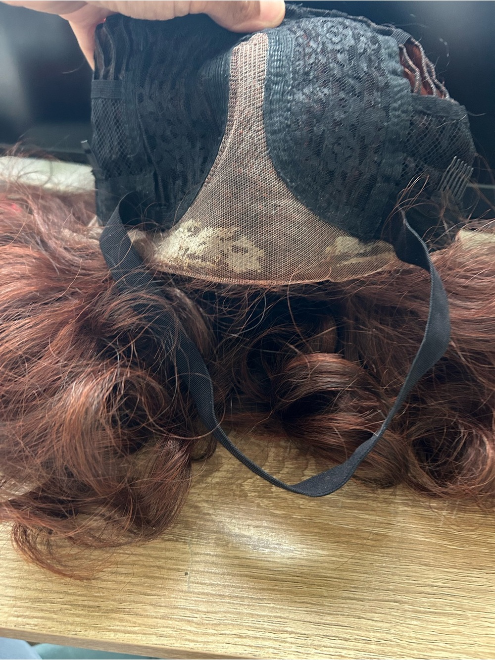 Wavy Women's Wig in Rich Auburn - Voluminous Style - Picture 5 of 8